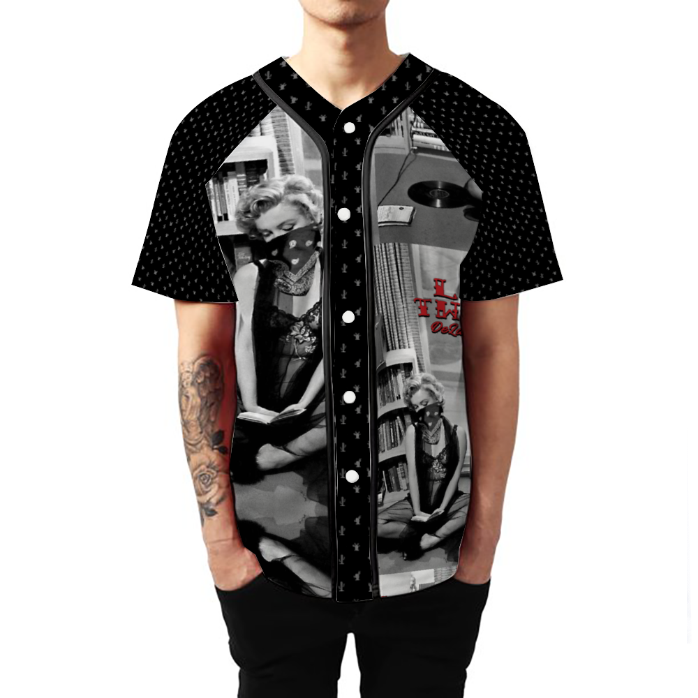 Maria Juana Monroe Shirts Unisex All Over Print Baseball Jersey Sports Jersey