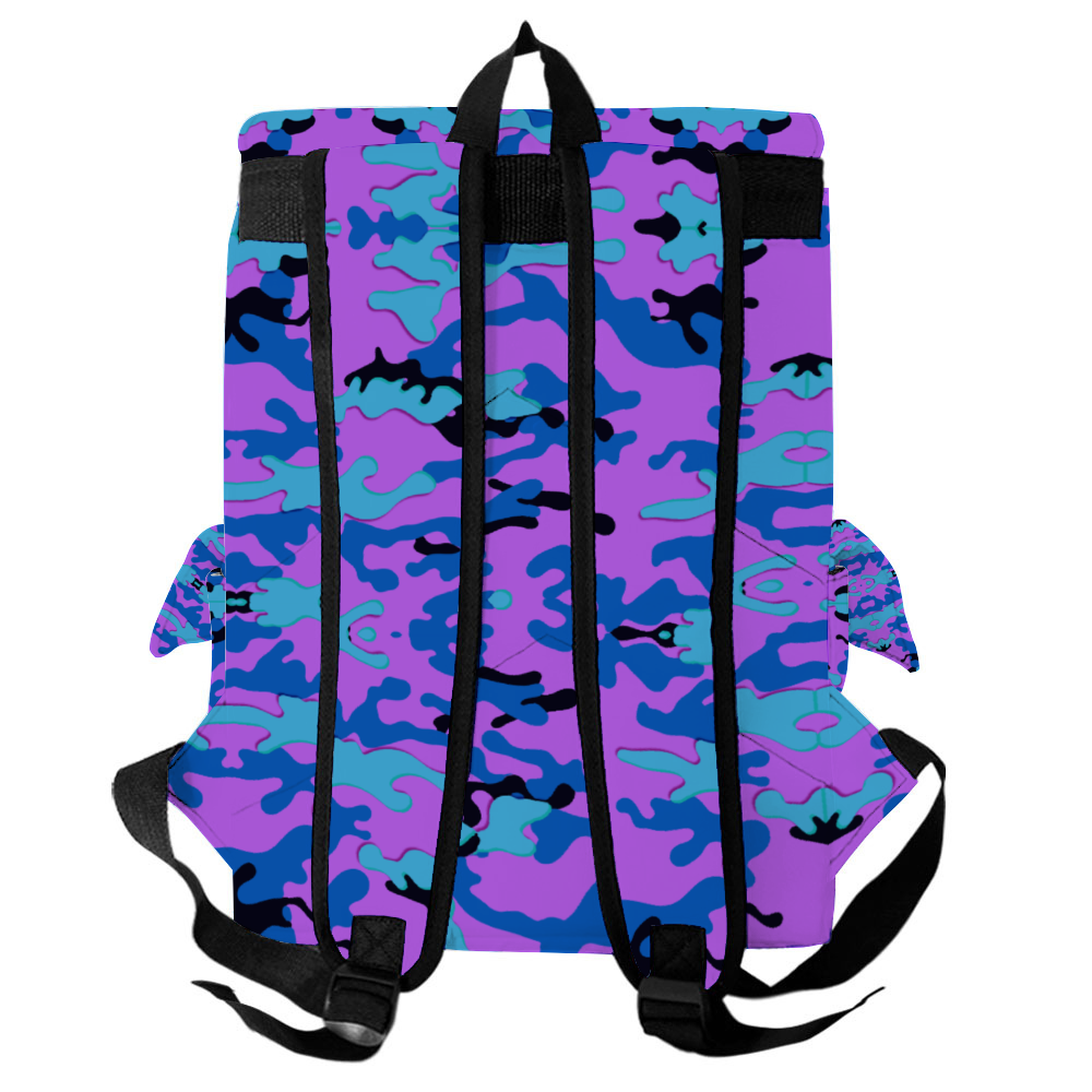 Custom All Over Print 12" x 16" x 7" Oxford Cloth Travel Backpack