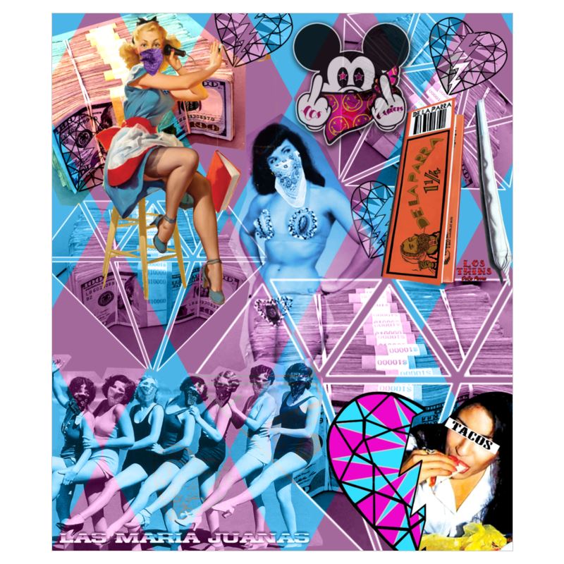 Las Maria Juanas 36 x 42in Print