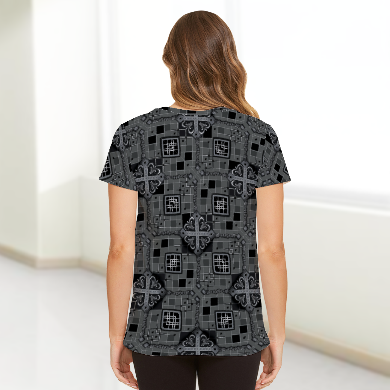 Bandana Plaid T-Shirt