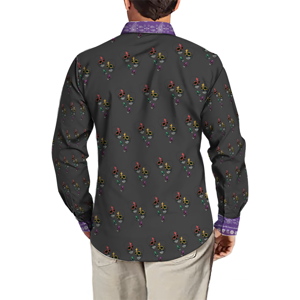 Calavera Slim Fit Long Sleeve Shirt