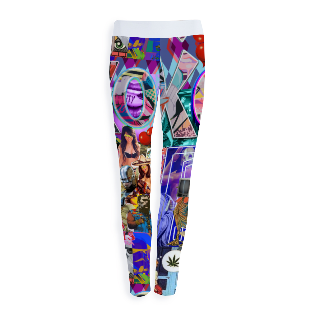 XOXO DeLa Parra Women's High Waisted Yoga Leggings