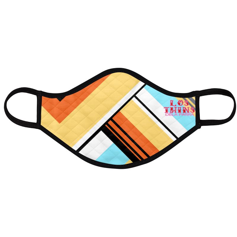 Mayan Serpent Stripes Face Mask