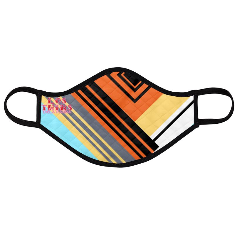 Mayan Serpent Stripes Face Mask