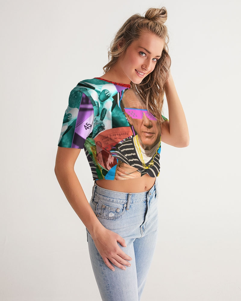 I Feel Like Pablo Women's Twist-Front Cropped Tee