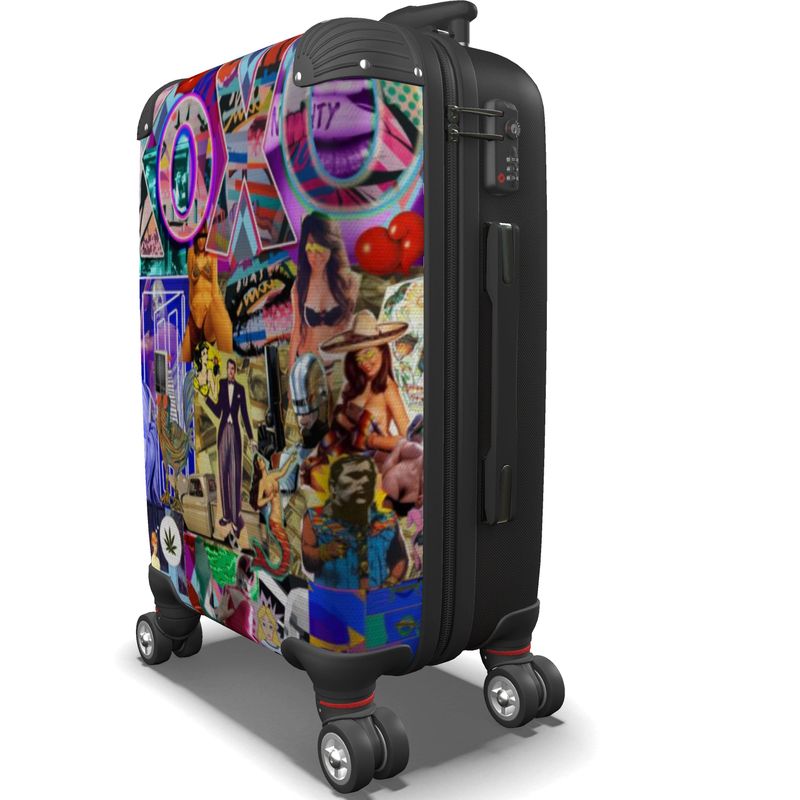 XoXo Glitch Suitcase Travelor