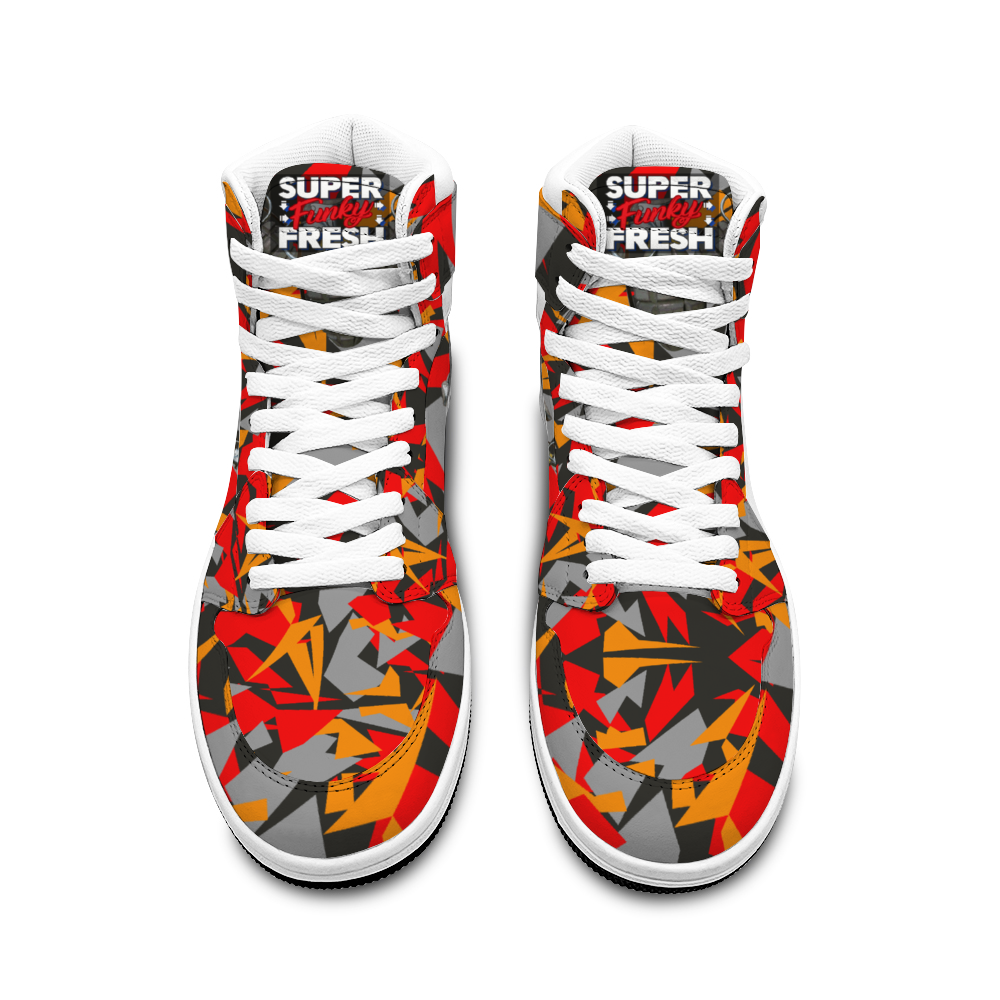 Super Funky Fresh Camo Custom Shoes Unisex Sneakers