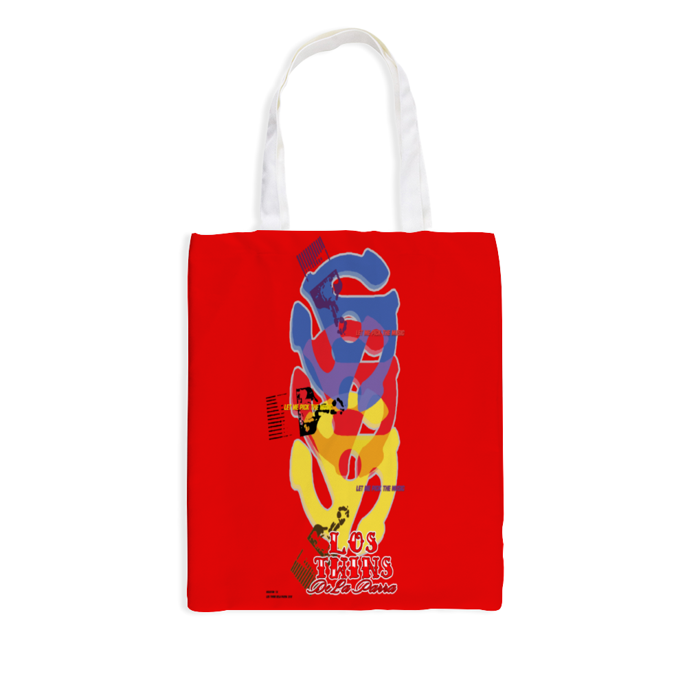 Let Me Pick the Music Canvas Tote Bags 15" × 18"