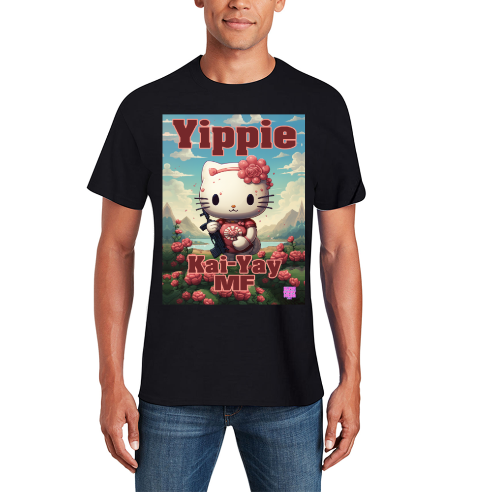 Yippie Kai Yay MF Unisex Cotton T-shirts Gildan 5000 Short Sleeve Casual Loose Shirts Tees