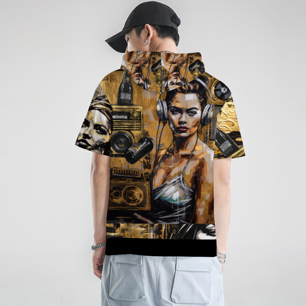 Golden Era Short Sleeve Hoodie