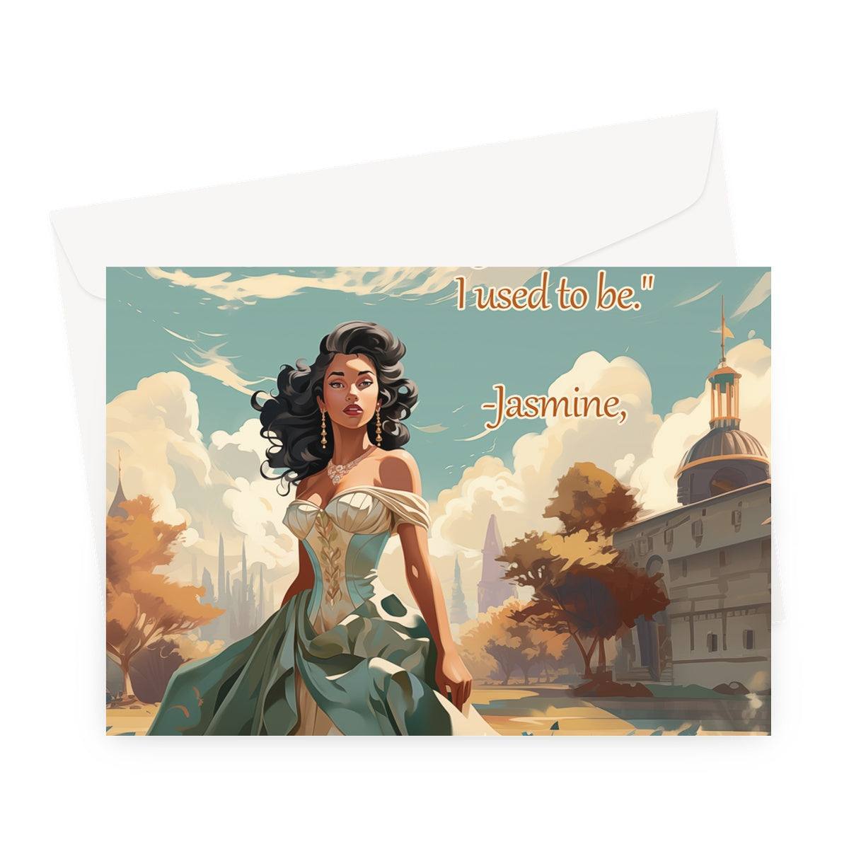 Jasmine Quote Greeting Card