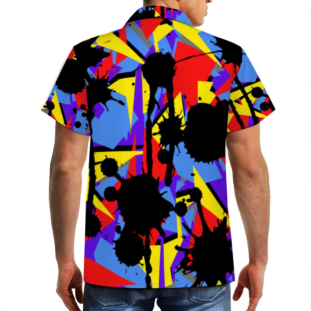 Super Digital Camo Men's Button Down