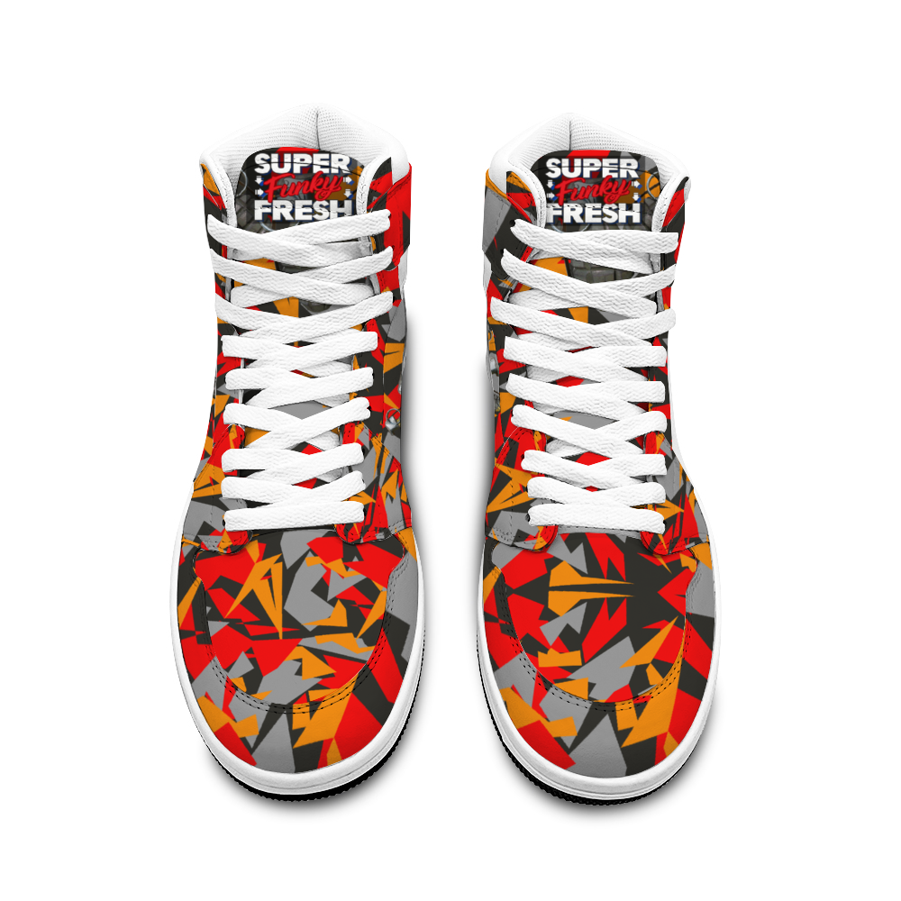 Super Funky Fresh Camo Custom Shoes Unisex Sneakers