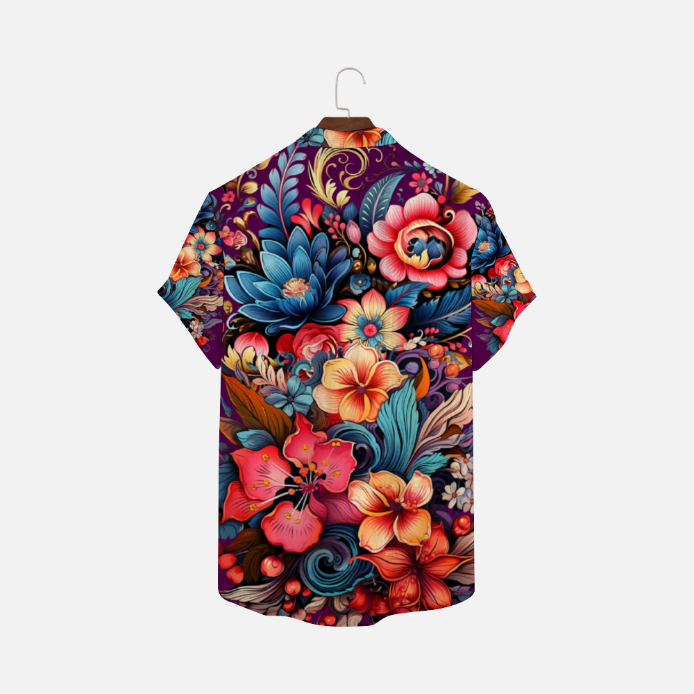 Flower Child in Purple Unisex Short-sleeve T-Shirts
