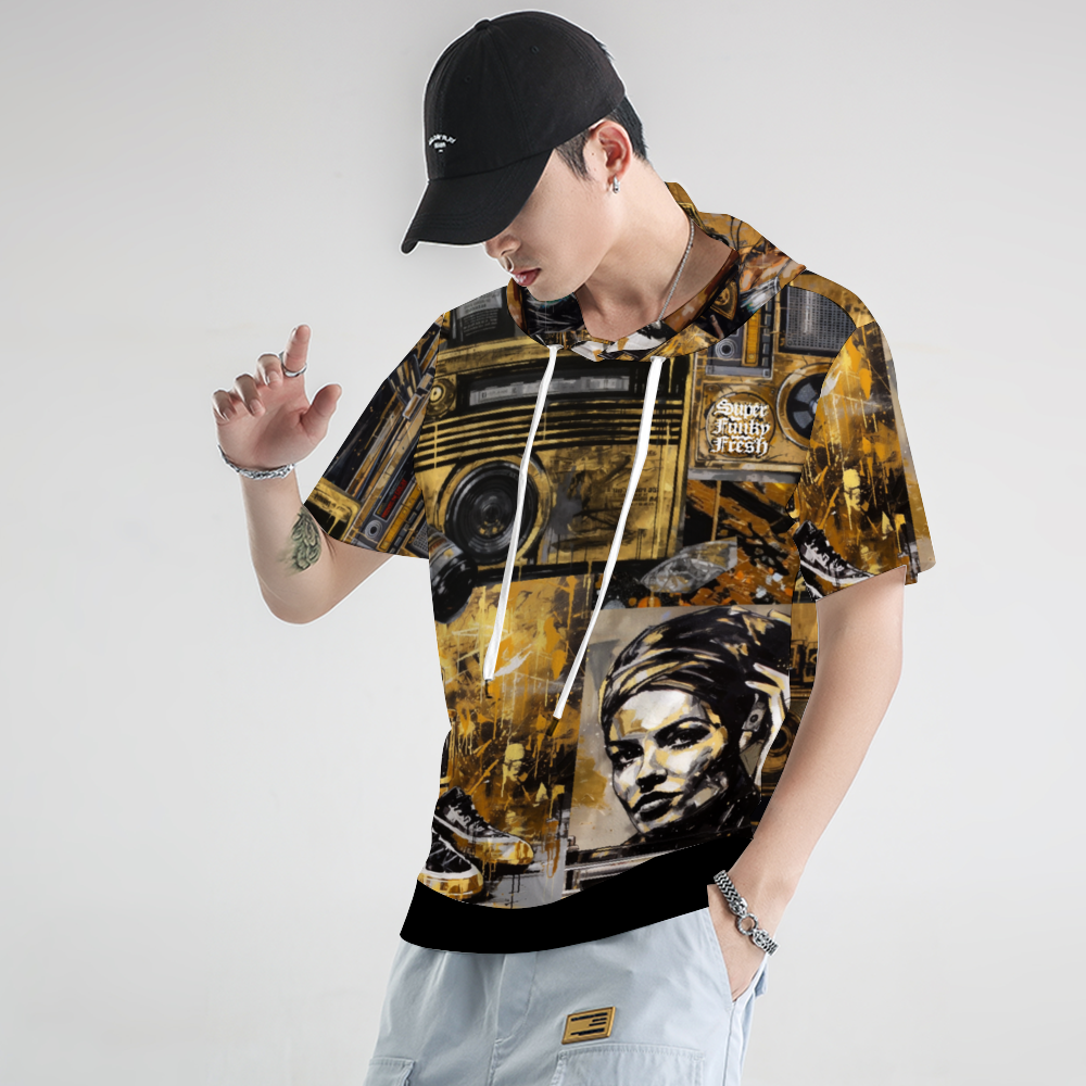 Golden Era Short Sleeve Hoodie