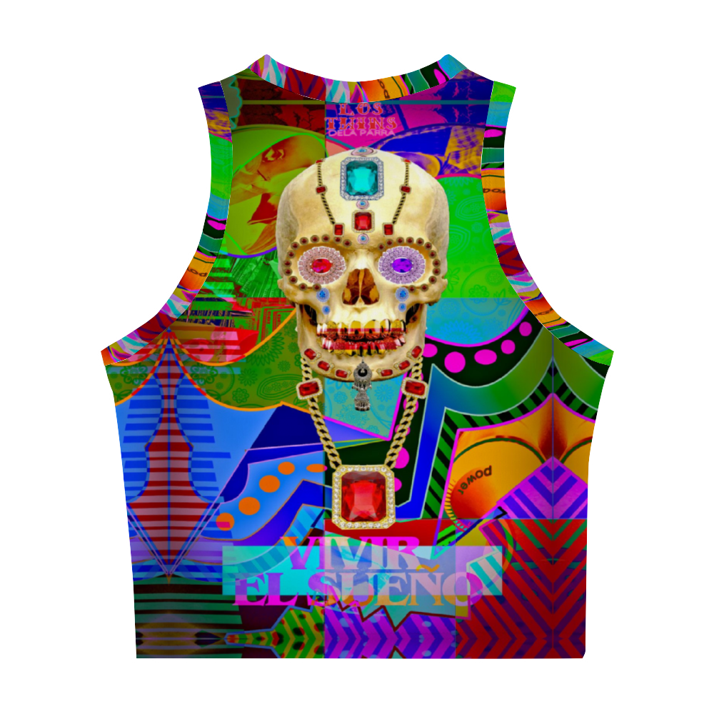 Vivir El Sueno Women's Sleeveless Top Crop Top Cropped Tank Top