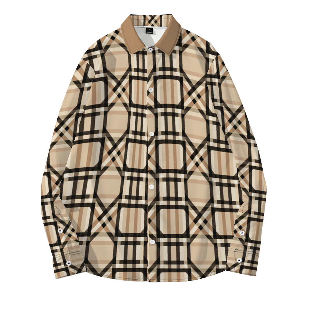 Custom Long Sleeve Unisex Shirts Button Up T-shirts
