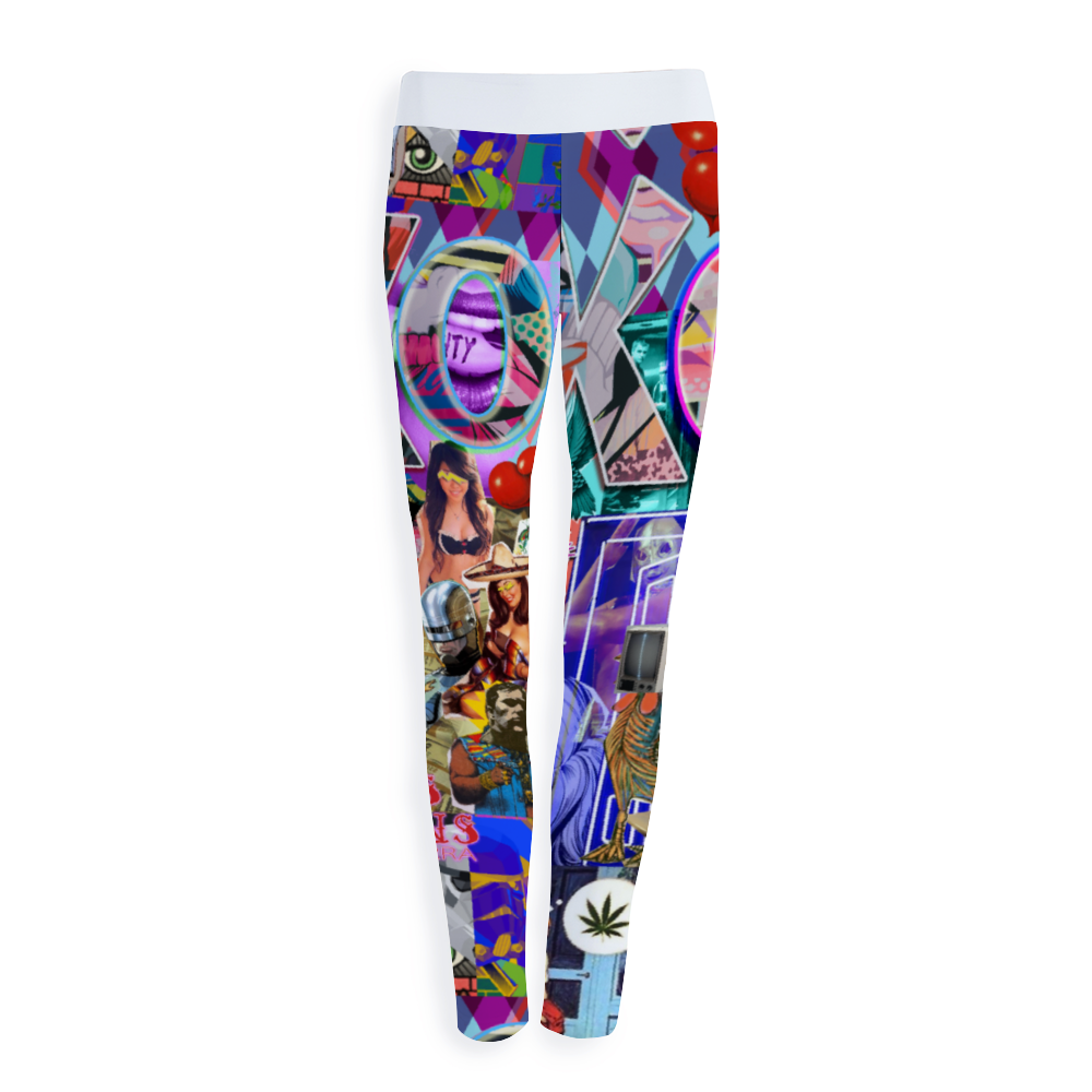 XOXO DeLa Parra Women's High Waisted Yoga Leggings