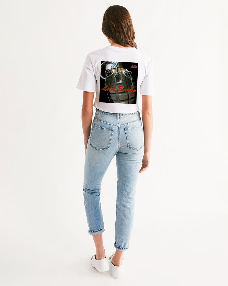 Love Bombs Women's Cropped Tee