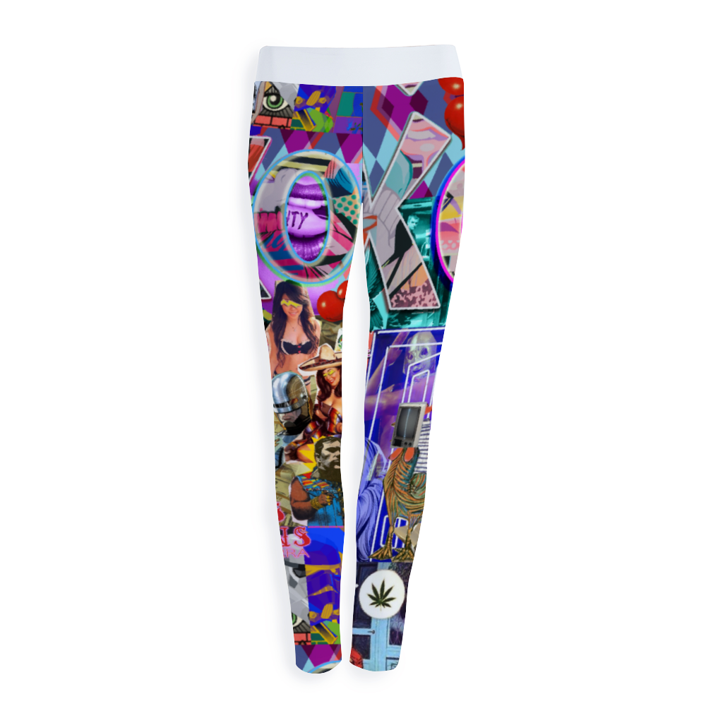 XOXO DeLa Parra Women's High Waisted Yoga Leggings