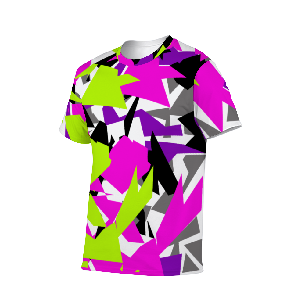 Pink Glitch Camo T-Shirt