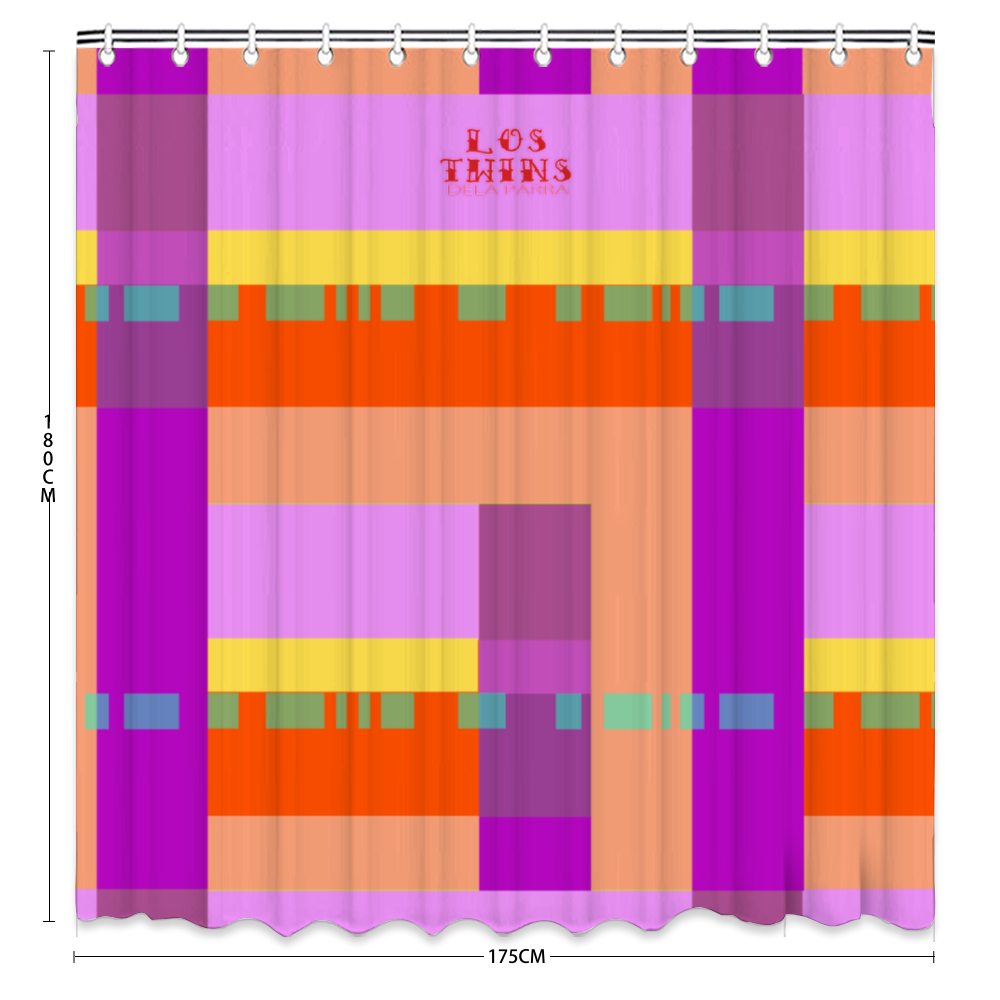 Houston Sunset Bath Shower Curtain 71" x 69"