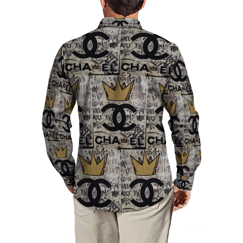 El Cha Men's Slim Fit Long Sleeve Shirt