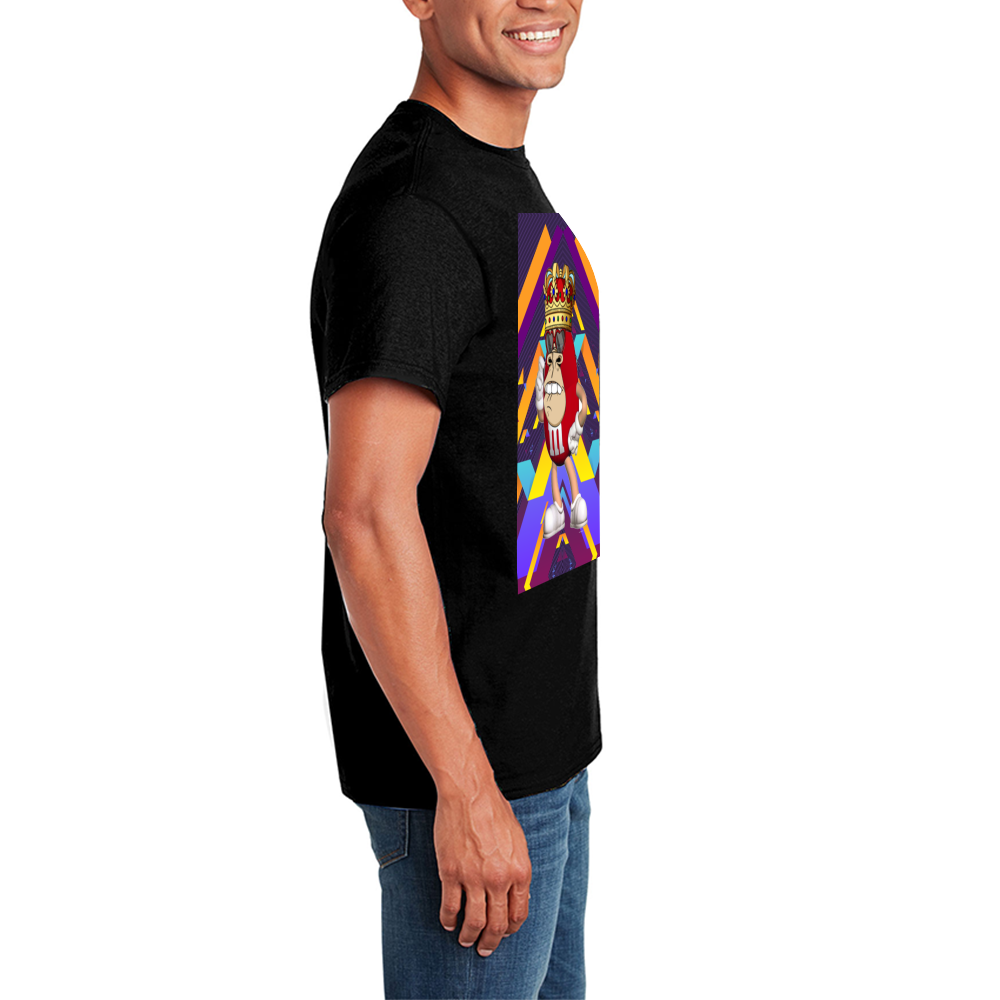 M & Ape 2 T-shirts Gildan 5000 Short Sleeve Casual Loose Shirts Tees