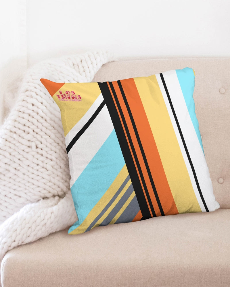 Mayan Serpent Stripes Throw Pillow Case 20"x20"