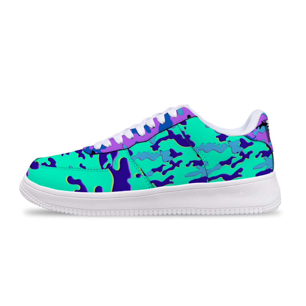 Camo Baby Blue Unisex Sneakers Leisure Sports Shoes