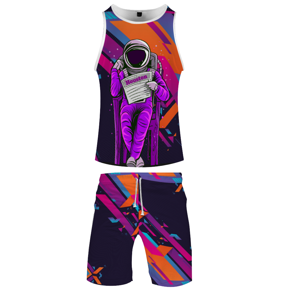 Fractual Fresh Houston Space Reader Jerseys & Shorts Set