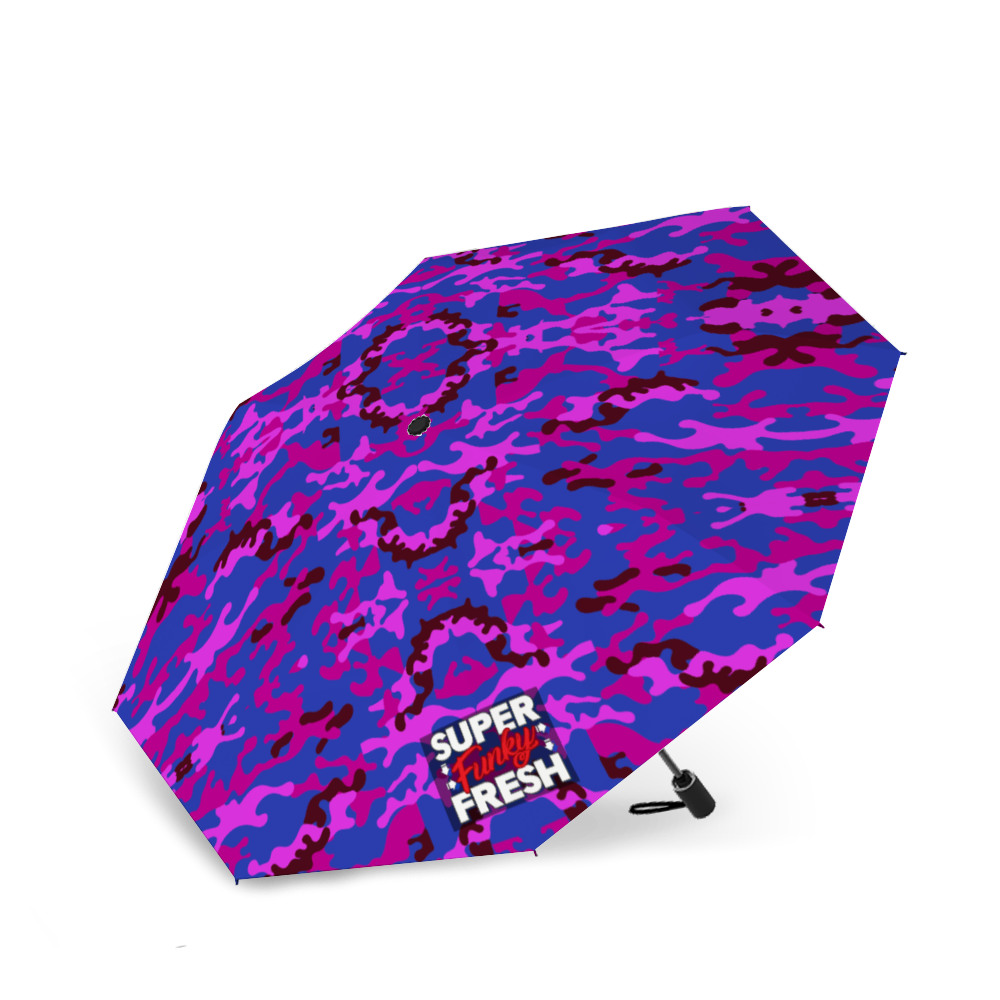 Super Purp Camo Umbrella 3 Folding/5 Folding UV Umbrella Sunshine & Rain Versitle Umbrella