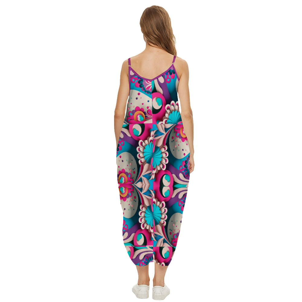 DeLa Parra Flowers Women's Slip dress