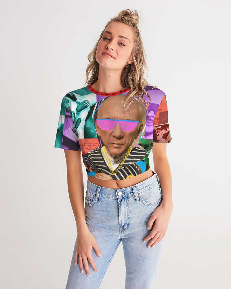 I Feel Like Pablo Women's Twist-Front Cropped Tee