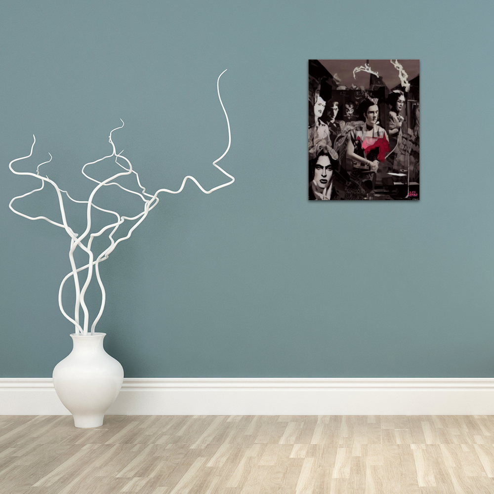 Hollywood Oldies by Los-Twins DeLa Parra Canvas Print Wooden Inner Framed