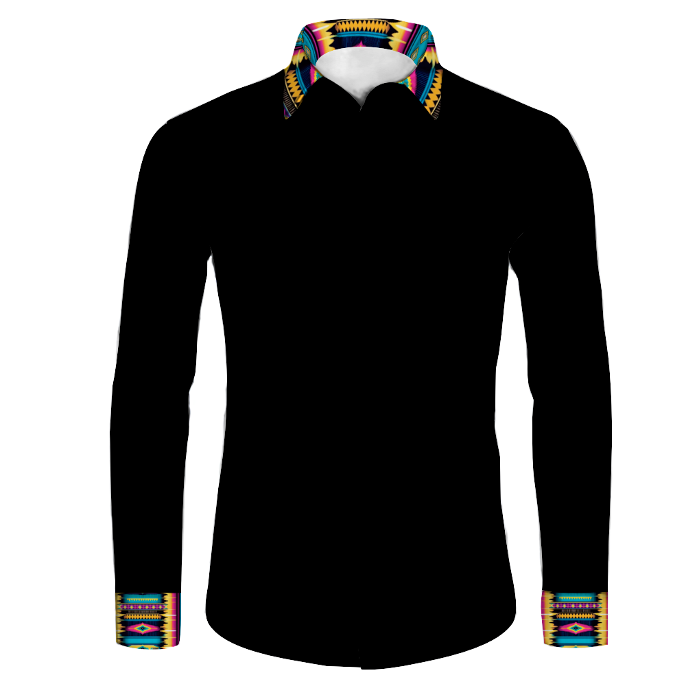 DeLa Parra Serape Influence Collar Shirt