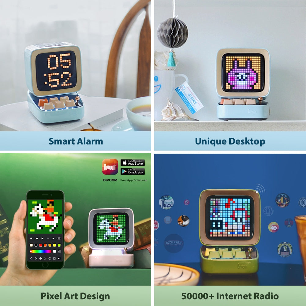 Super Funky Fresh Retro Pixel art Bluetooth Portable Speaker