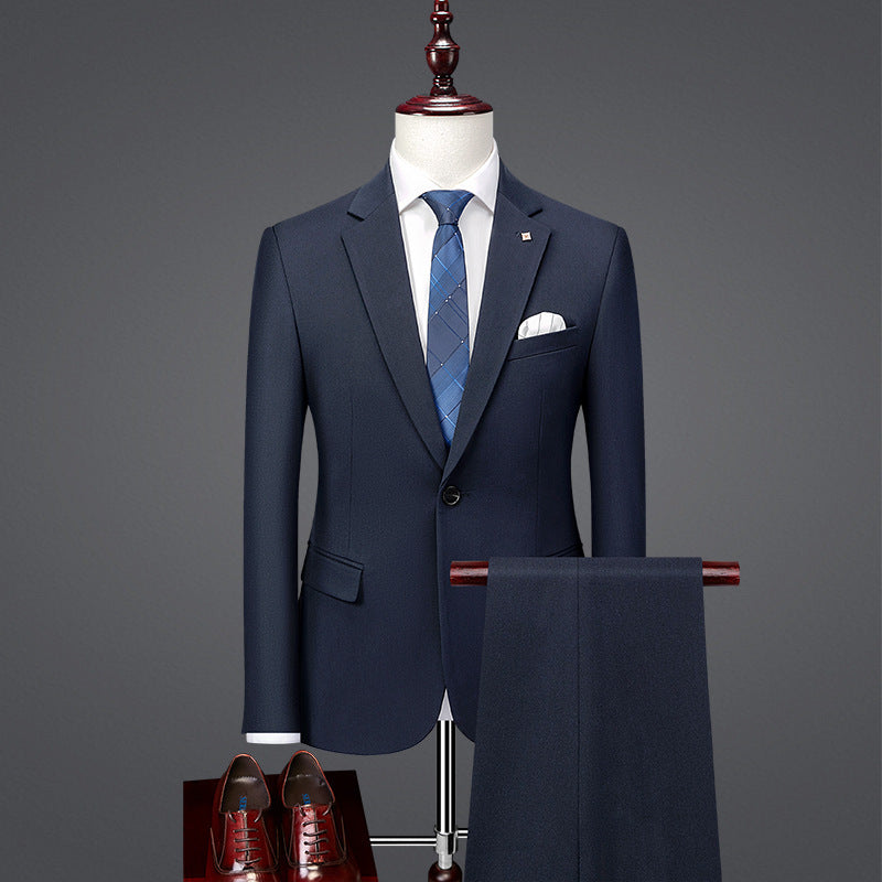 Men's slim businessthree-piece set suit