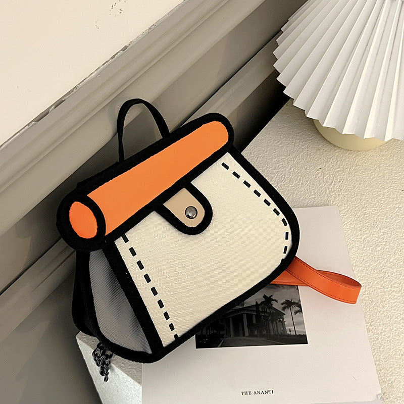 Two-dimensional anime ake bag
