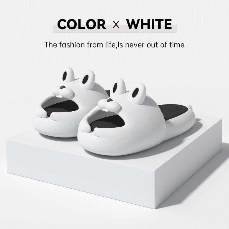 moji rabbit soft bottom non-slip thick bottom sandals