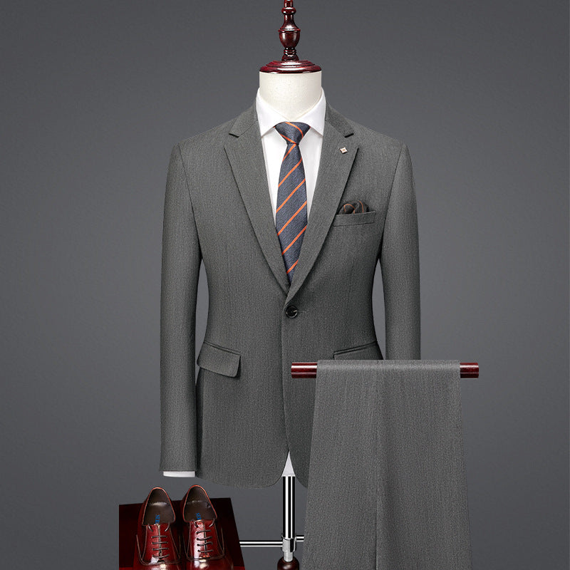 Men's slim businessthree-piece set suit