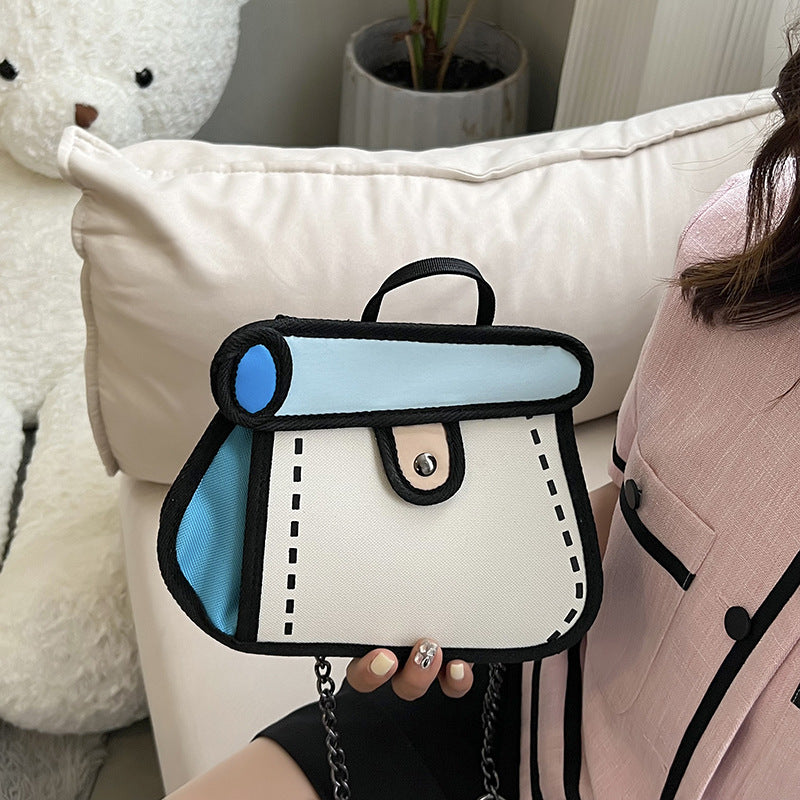 Two-dimensional anime ake bag