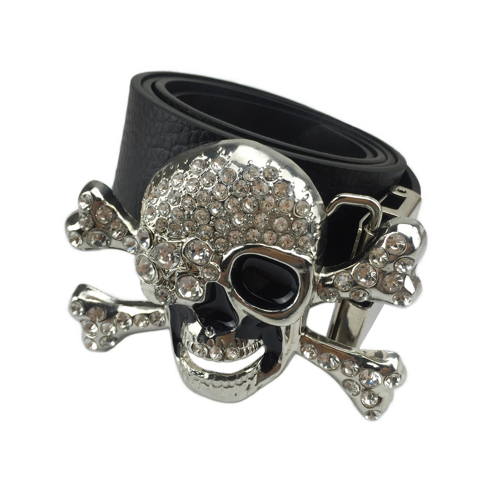 Skull skeleton belt buckle Punk rock style