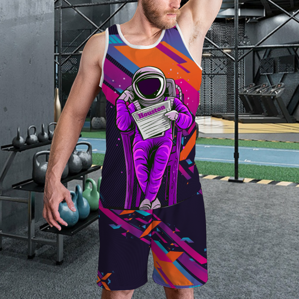 Fractual Fresh Houston Space Reader Jerseys & Shorts Set