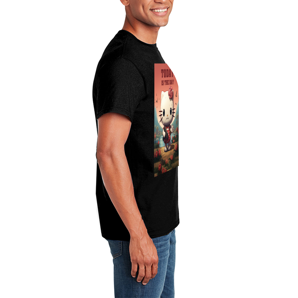 Todays the Day T-shirts Gildan 5000 Short Sleeve Casual Loose Shirts Tees