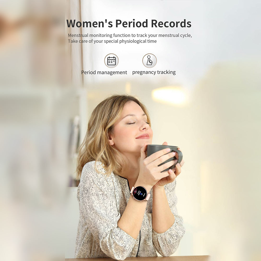 Live The Dream Multifunctional Bluetooth Smartwatch with Blood Pressure & Heart Rate Monitoring
