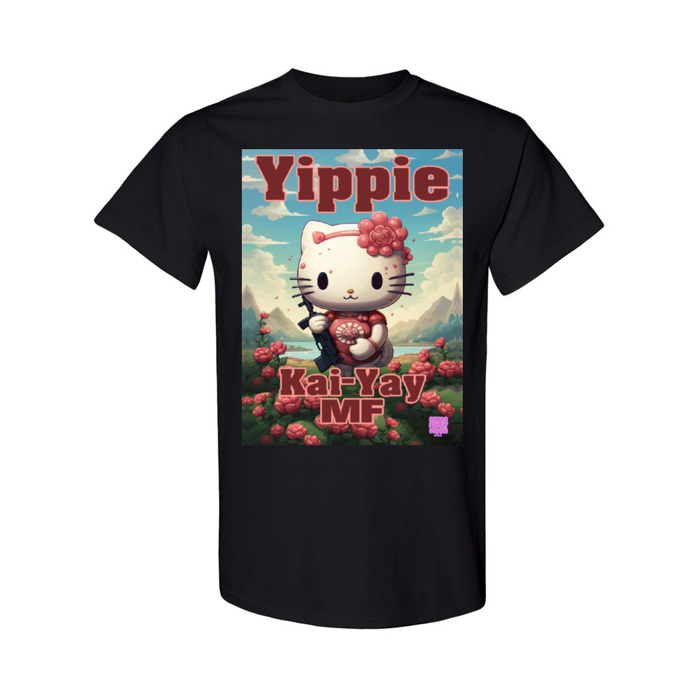 Yippie Kai Yay MF Unisex Cotton T-shirts Gildan 5000 Short Sleeve Casual Loose Shirts Tees