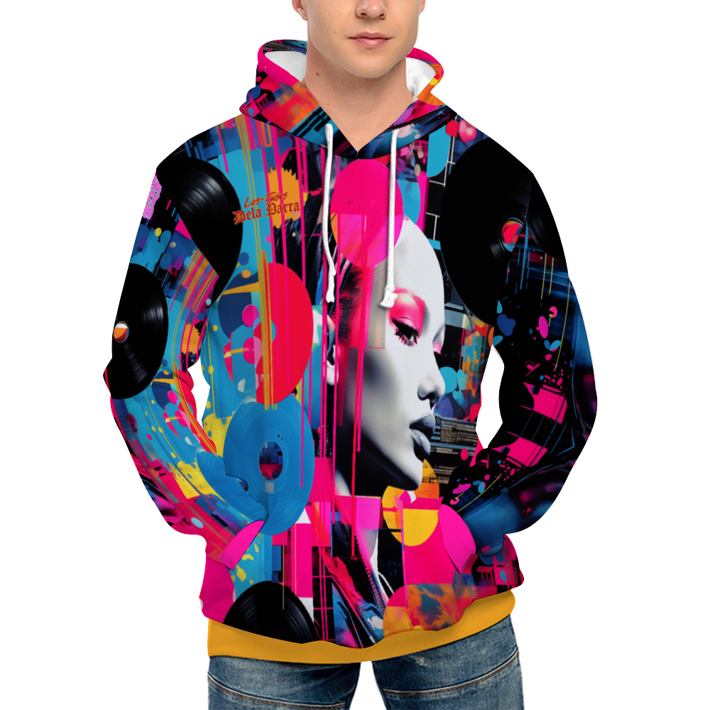 Graffiti Power Pullover Sweatshirts with Pockets