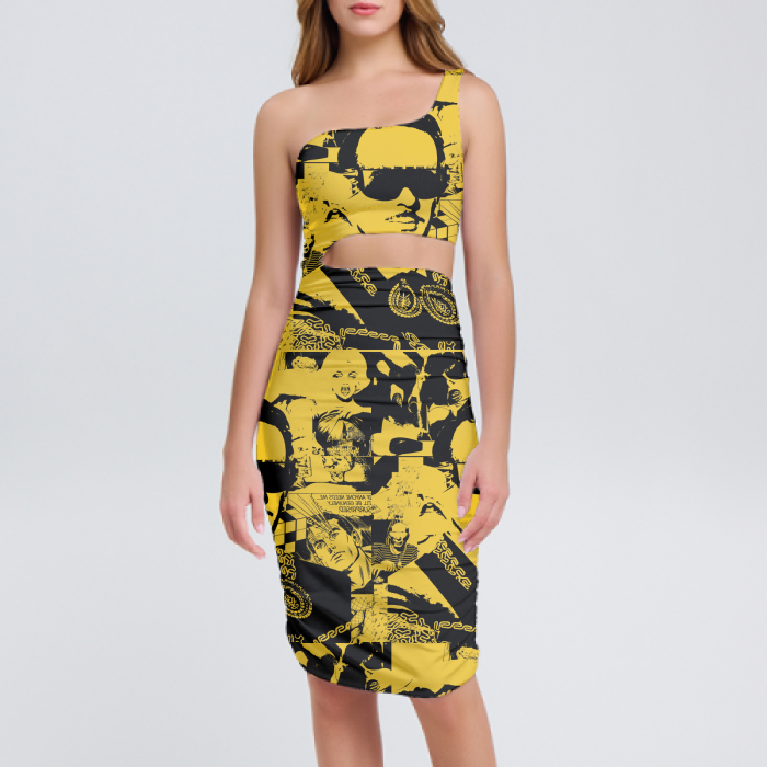 DeLa Parra Infante Punk Sleeveless Mini Dresses