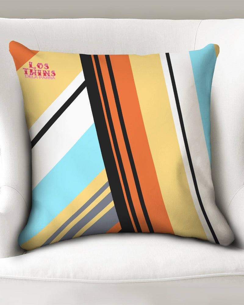 Mayan Serpent Stripes Throw Pillow Case 20"x20"